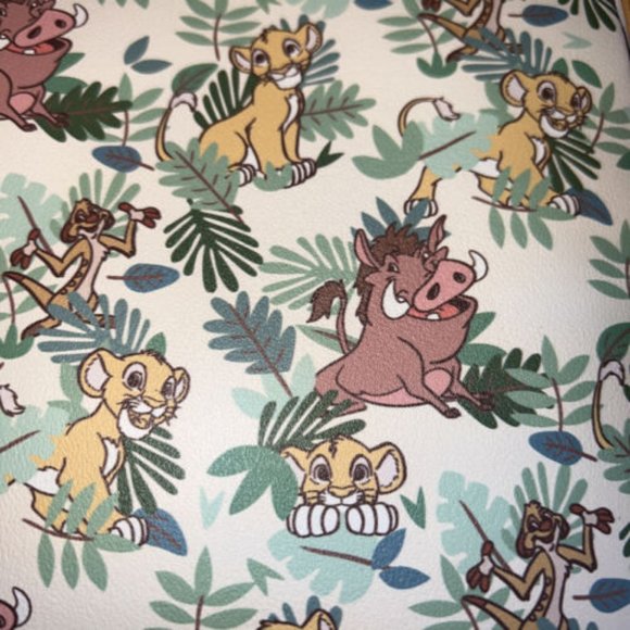 Loungefly Disney Lion King Mini Backpack Simba Timon Pumbaa Jungle Pattern Bag main image 4